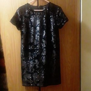 Forever 21 Velvet sequined mini dress
